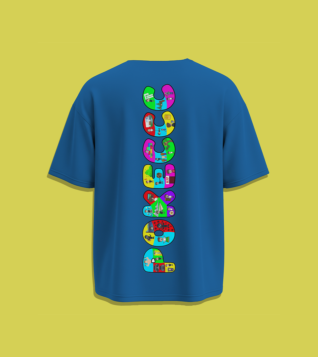Pokeccc YouTube Life Blue Tee
