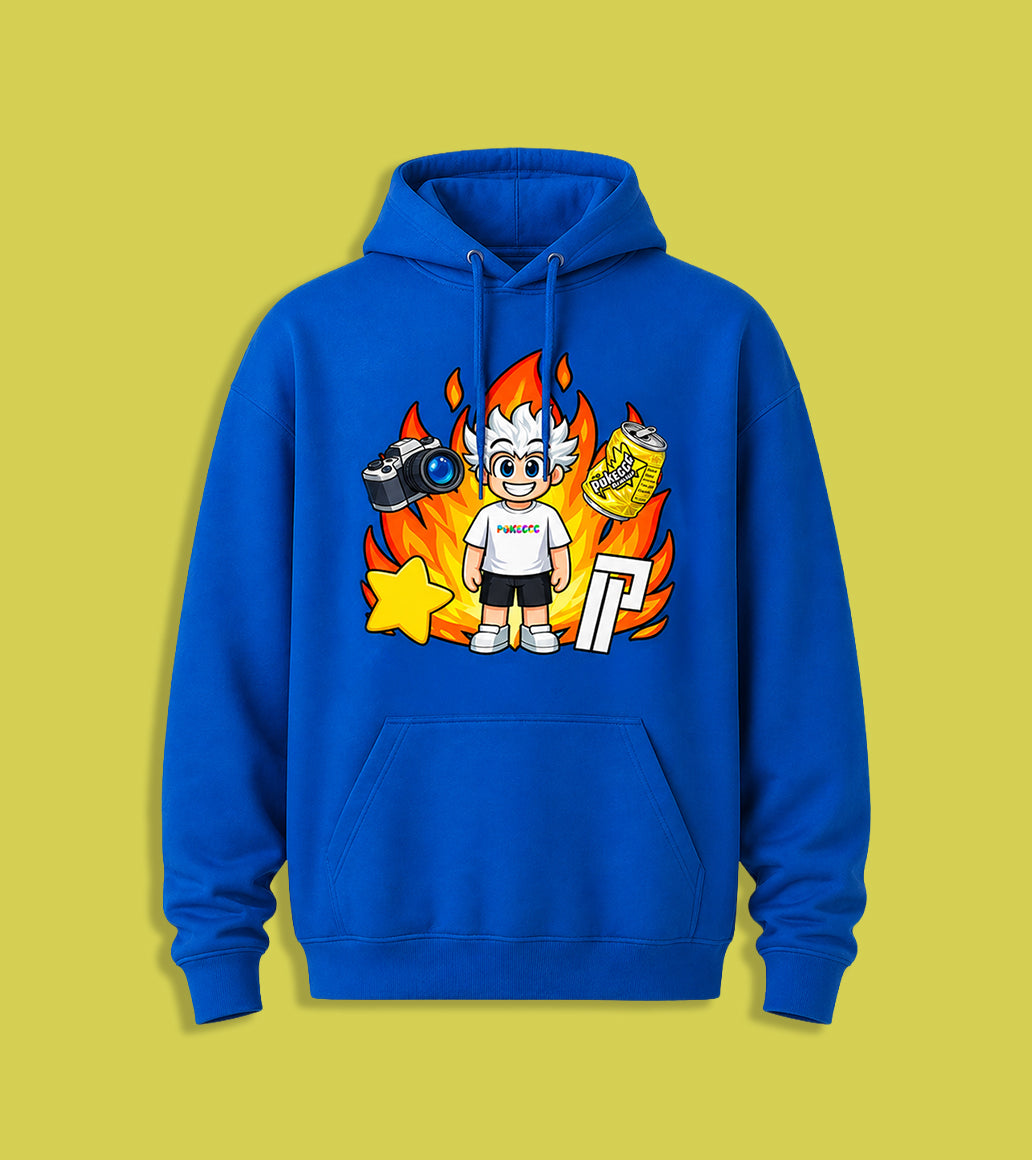 Hoodie PokecccPlay - Blue