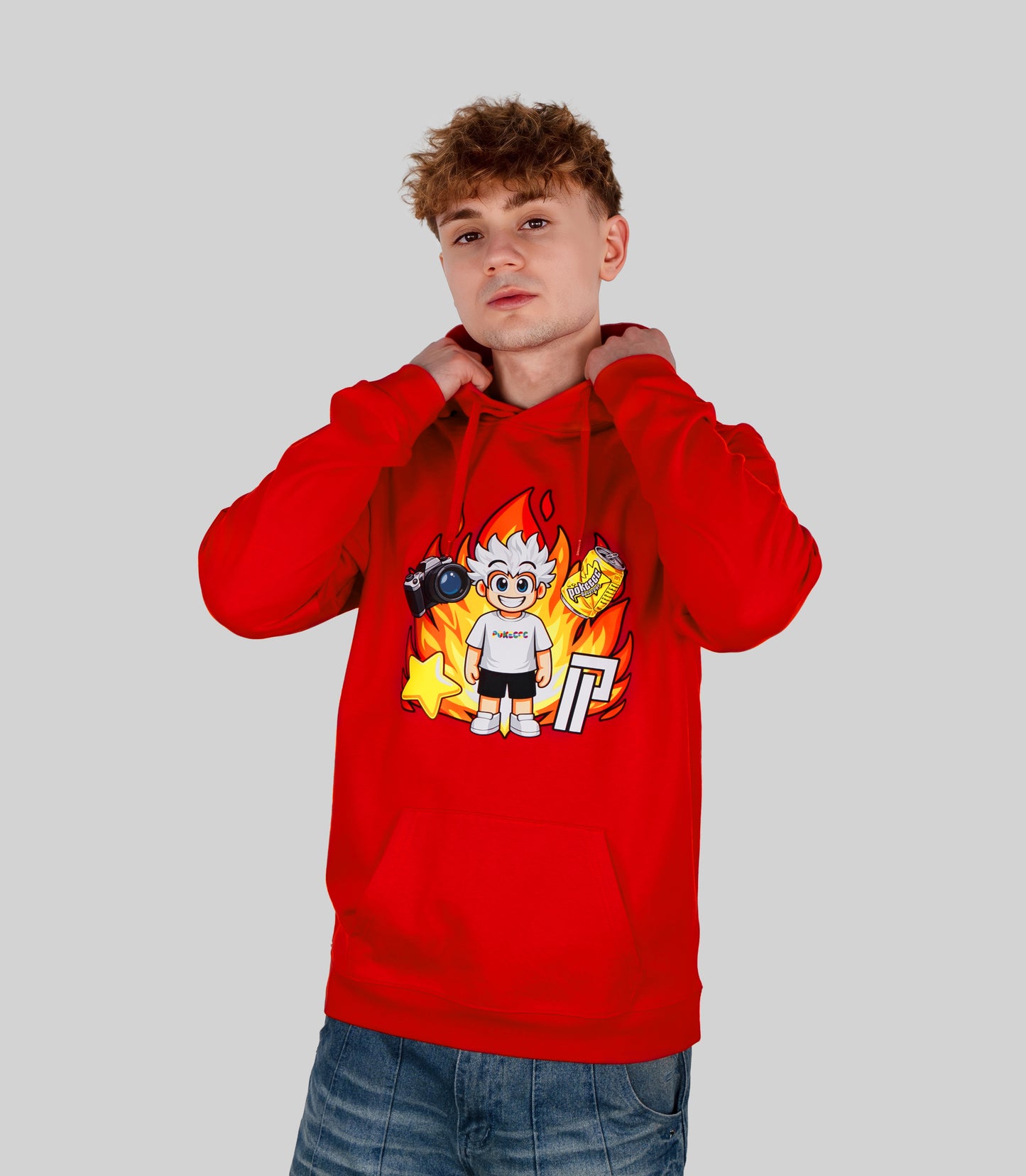 Hoodie PokecccPlay - Red