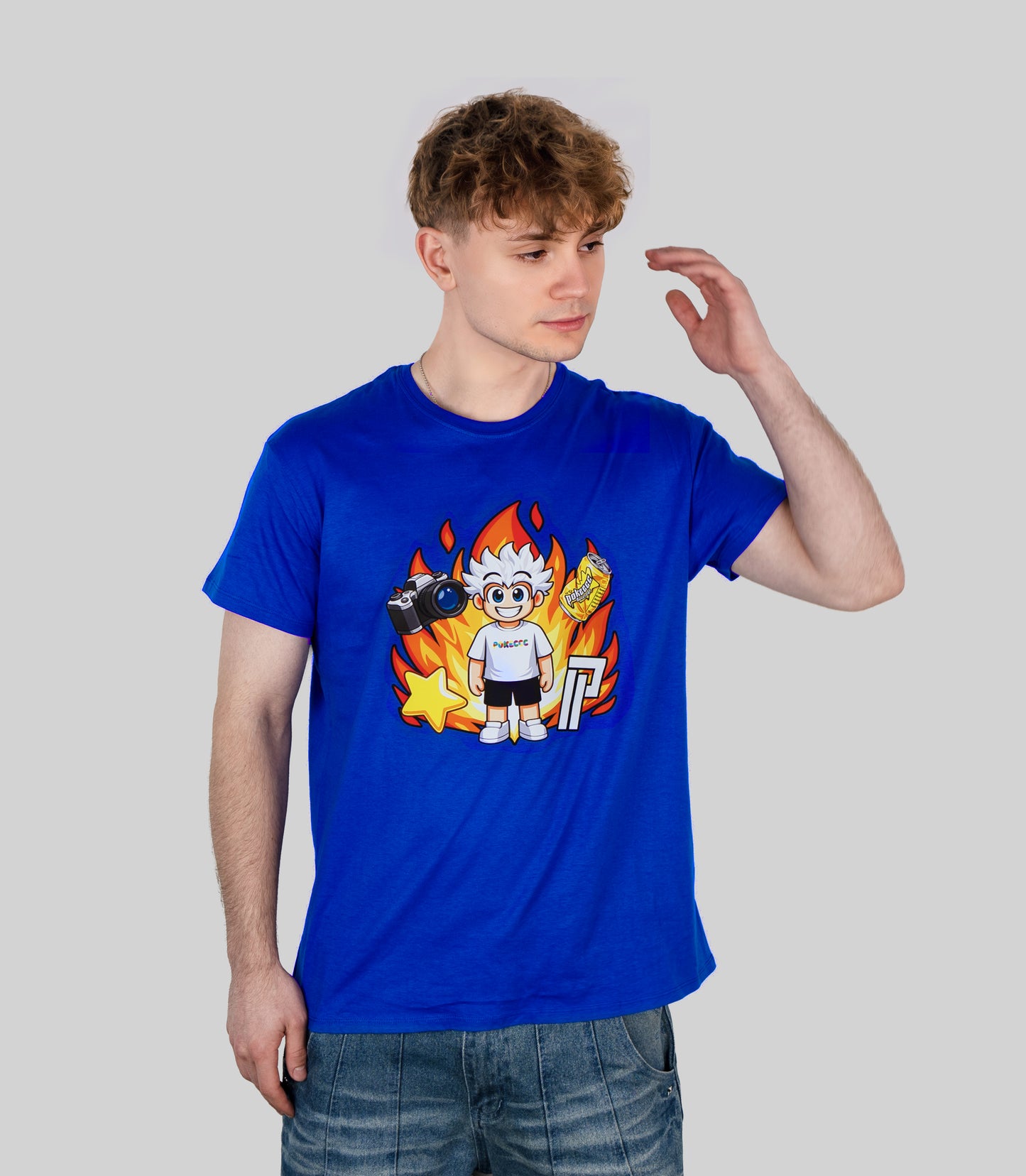 T-shirt PokecccPlay - Blue